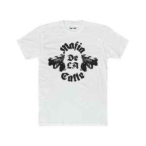 Mafia De La Calle katoenen heren T-shirt met ronde hals