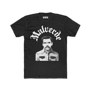 Malverde katoenen T-shirt met ronde hals voor heren