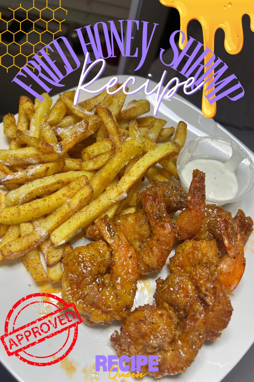 Fried Honey Shrimp Recipe + BONUS Ranch Fries – 5-page Digital Download