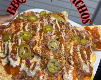 BBQ Loaded Nachos Recipe - 5-Page Digital Download | Easy, Smoky, and Flavorful Snack | Instant PDF Recipe