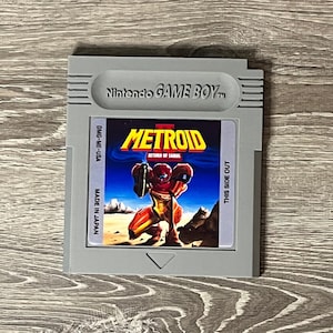 Giant Nintendo Gameboy Metroid 2 Wall Decor Large Retro Wall Gameroom Decore for Gamer Nerdy Decor Arcade Room Decor