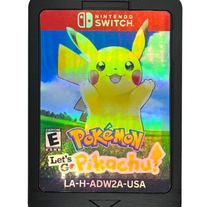 Giant Game Switch Lets Go Pikachu  Large Wall Decor Gameroom Retro Wall Decor Gamers Nerdy Decor Arcade Room Decor Gaming display