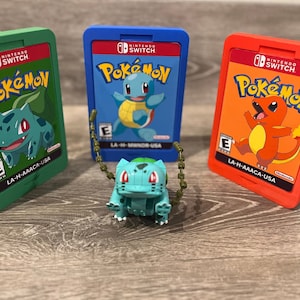 Giant Game Switch Original Kanto starters set Wall Decor Gameroom Retro Wall Decor Gamers Nerdy Decor Arcade Room Decor Gaming display