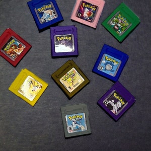 Fun Pokémon Gameboy Cartridge Magnet Replica Fridge Magnet Pokémon Gameboy Gift Home Kitchen Idea Ready to Ship Gift  for Gamers and Fans