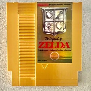 Giant NES Cartridge Wall Decor Legend of Zelda Large Retro Wall Gameroom Decore for Gamers Nerdy Decor Gifts for Her Arcade Room Decor