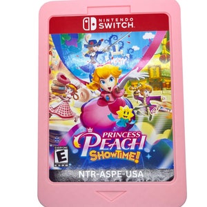 Giant Game Switch Princess Peach Showtime Large Wall Decor Gameroom Retro Wall Decor Gamers Nerdy Decor Arcade Room Decor Gaming display