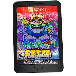 Giant Game Switch WarioWare Get it Together Wall Decor Gameroom Retro Wall Decor Gamers Nerdy Decor Arcade Room Decor Gaming display