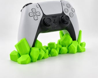 Radio Active Crystals Controler Stand For PS5 Gaming Accessories | Video Gameroom Decor