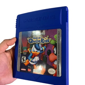 Giant Game Gameboy Color Going Quackers Wall Decor Large Nostalgic Wall Gameroom Decore for Gamer Nerdy Decor Arcade Room Retro Decor