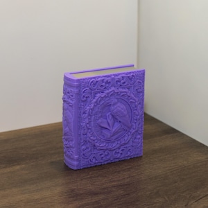 Qoute the Raven Nevermore Raven Tome Dice & Card Storage Case Pathfinder Dungeon and Dragons Accessories DM Gift For Card Storage