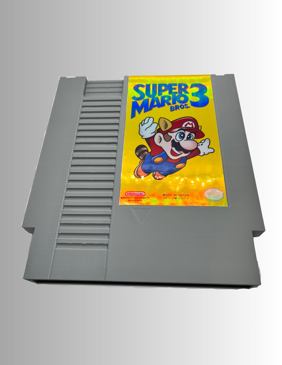 Giant NES Cartridge Super Mario 3 Large Retro Wall Decor Gameroom ...