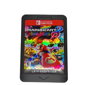 Giant Game Switch  Mario Kart 8 Wall Decor Cartridge Gameroom Retro Wall Decor for Gamers Nerdy Decor Gifts for Her Arcade Room