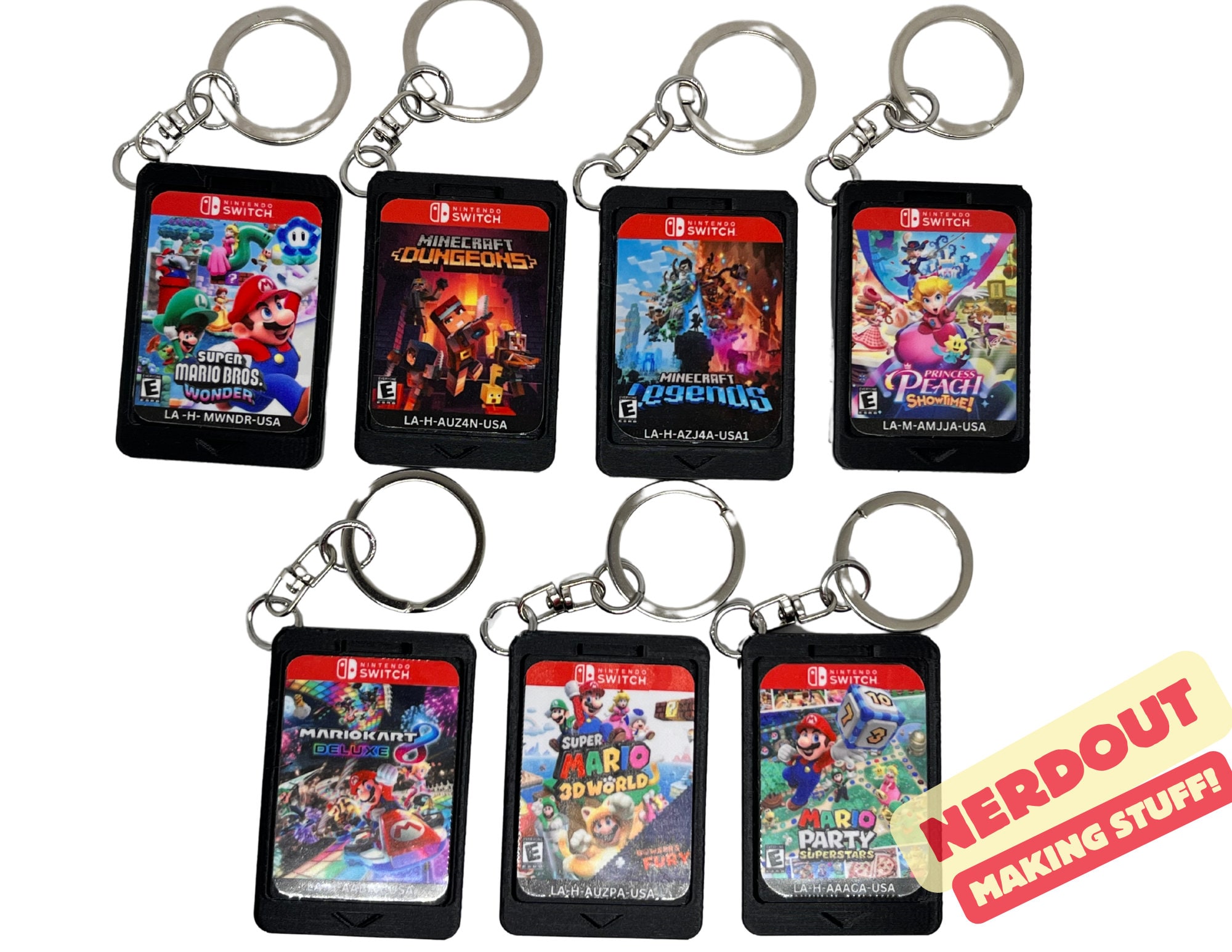 Keychain Mario Kart Nintendo Switch Key Mario Kart Keychain Hobby
