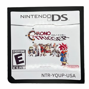 Giant Game DS Chrono Trigger Wall Decor Large Retro Wall Gameroom Decore for Gamer Nerdy Decor Arcade Room Decor