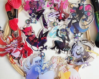 S2 Hazbin Hotel-sleutelhangers van 3 inch (pre-order)