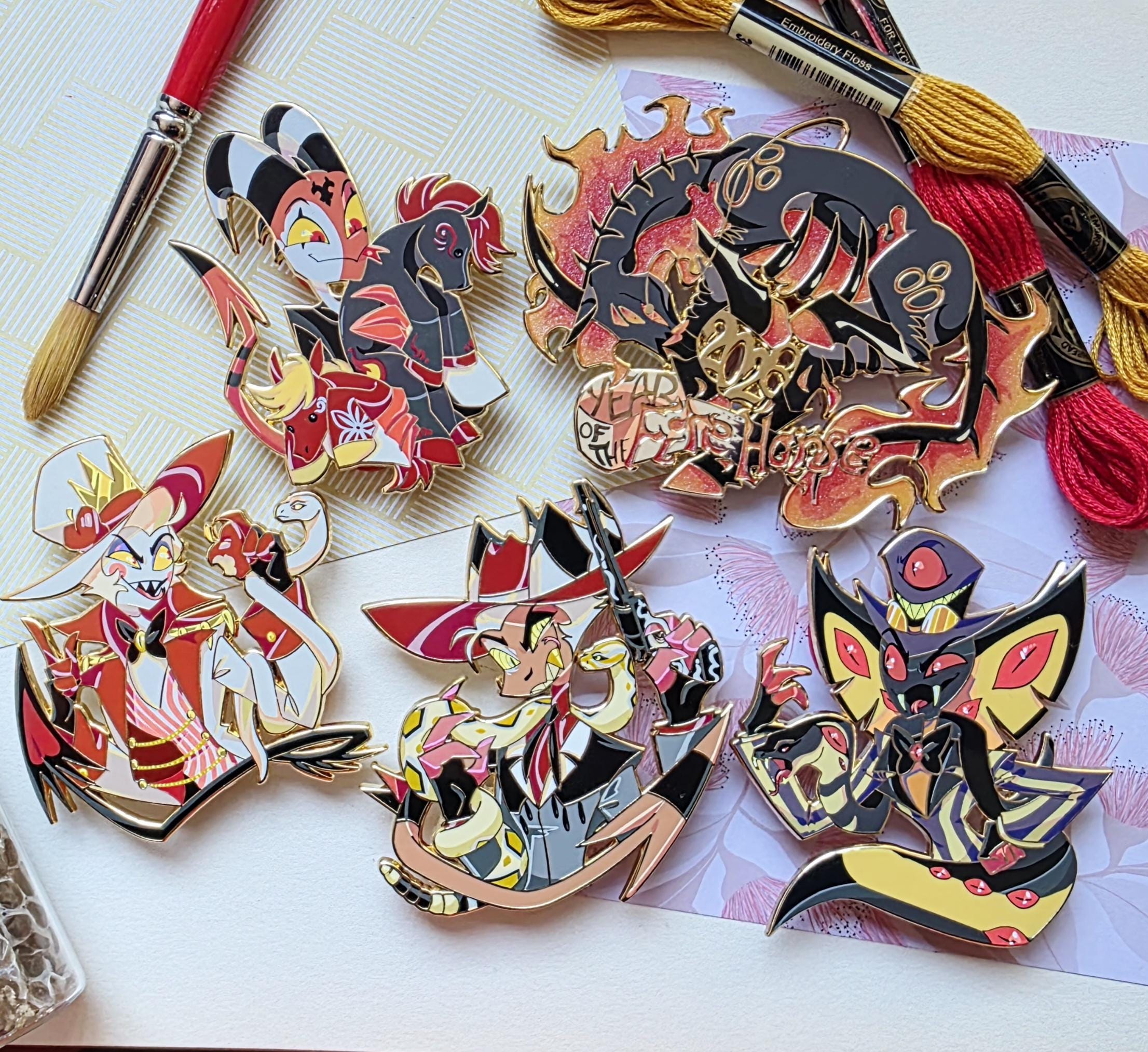 Helluvaboss pins - Etsy 日本