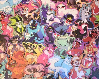 Stickers Helluva Boss Cat Frosted
