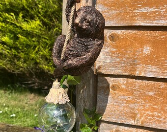 Solar Hanging Swinging Fairy Light Garden Decor Multi Coloured ...