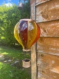 Hanging Solar Powered Hot Air Balloon Garden Lighting Outdoor Lantern Colouful Flame Effect Flickering Light - 2 Colours to choose from