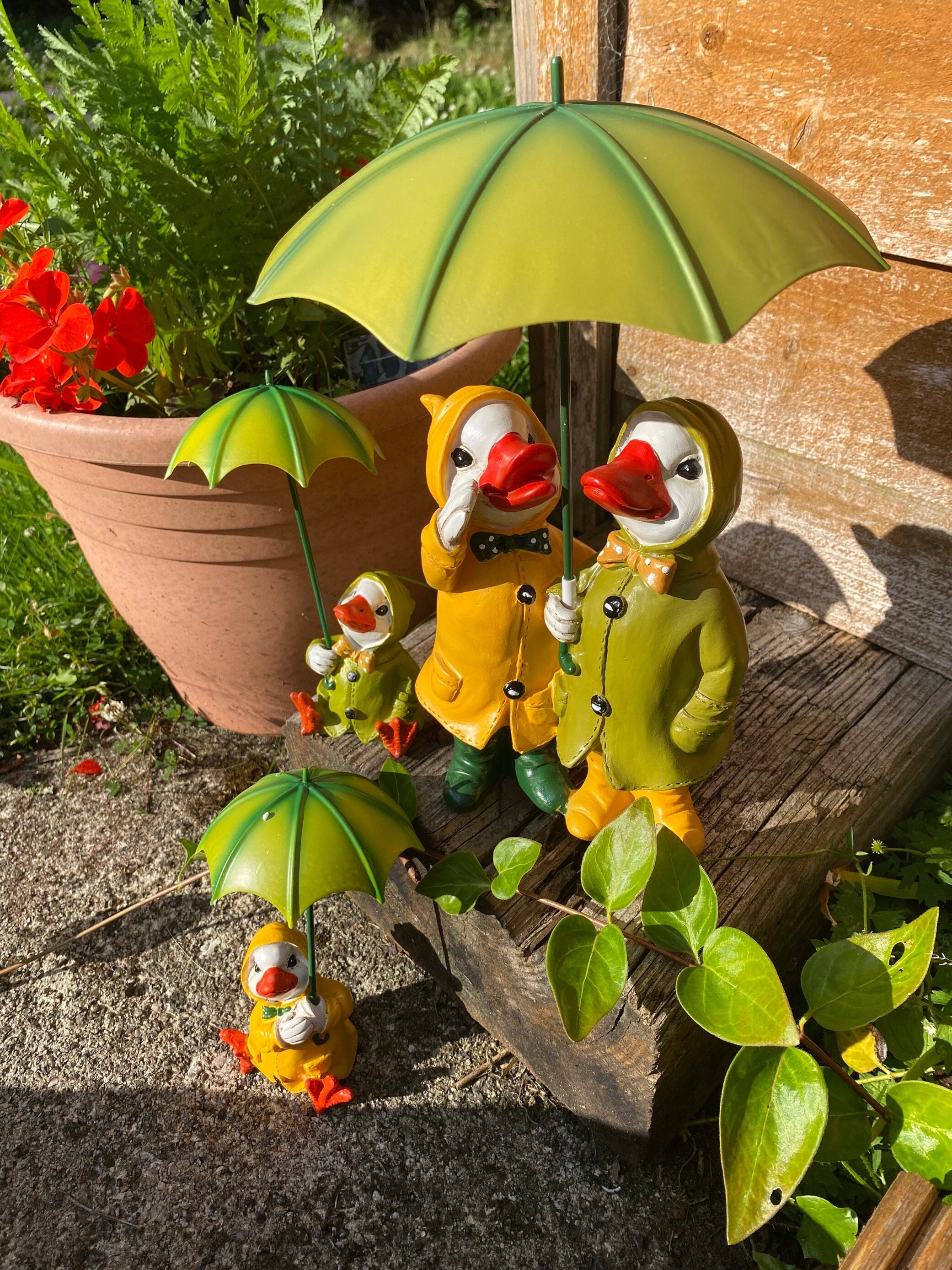 Puddle Ducks Duck With Wellies Garden Ornament Duck Garden