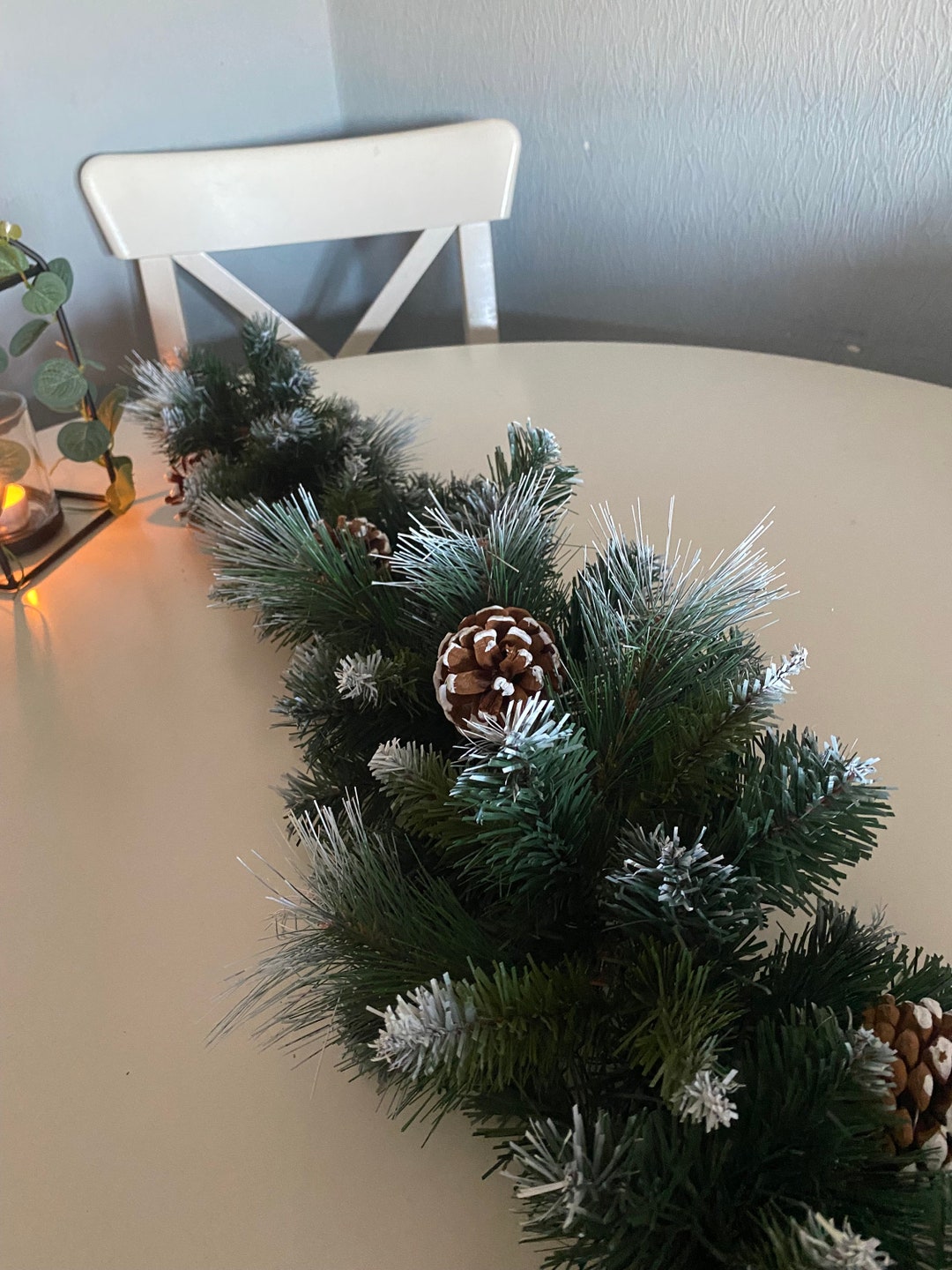 Christmas Swag Garland Decoration Staircase Fireplace Stairway Hanging