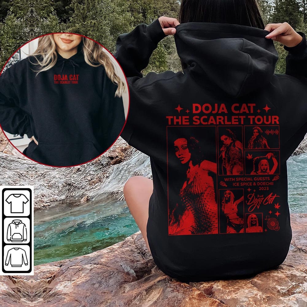 Vintage Doja Cat The Scarlet Tour 2023 Shirt Doja Cat Fan Shirt The Scarlet  2023 Concert Shirt Doja Cat Band Shirt Music Tour 2023 Shirt Unique -  Revetee