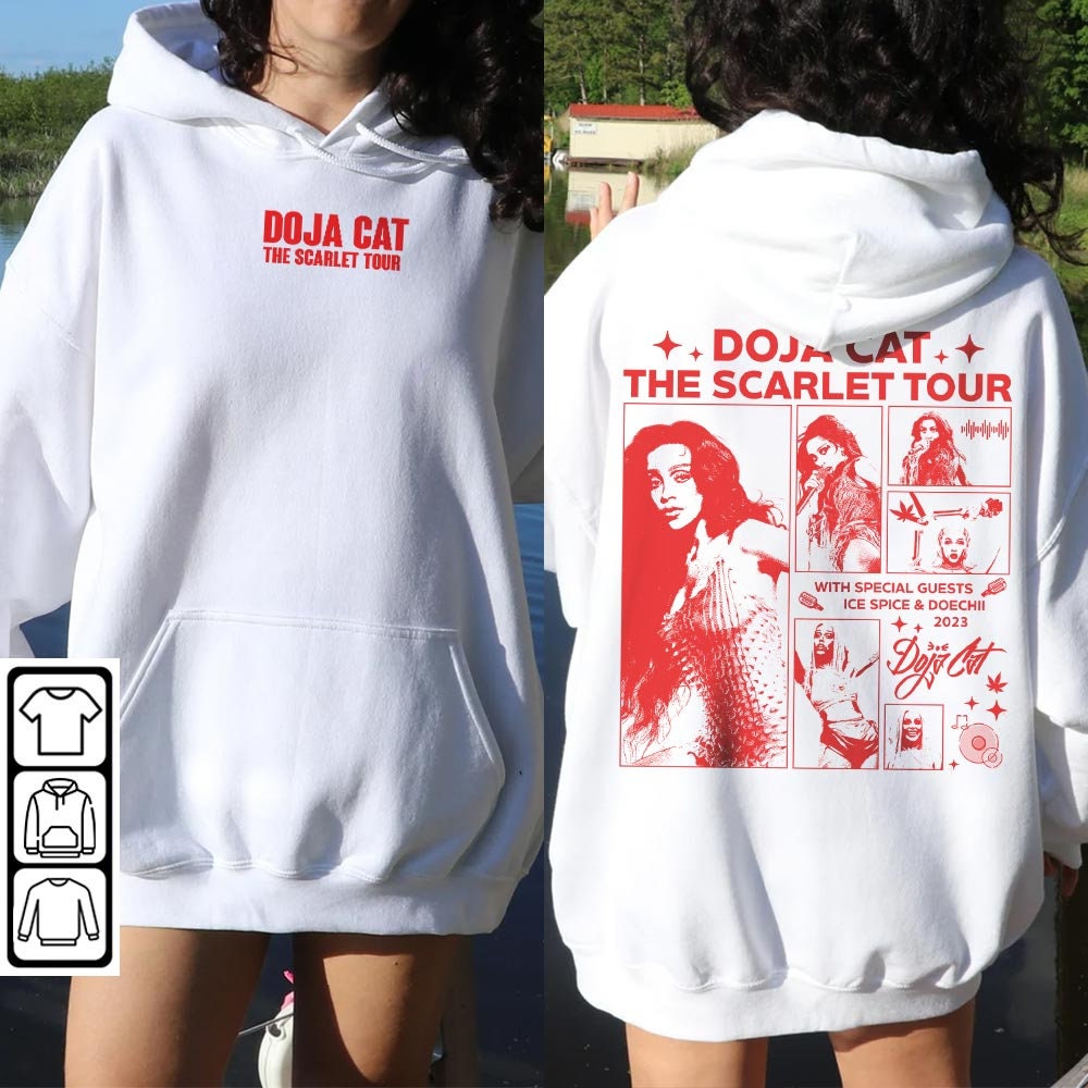 Vintage Doja Cat The Scarlet Tour 2023 Shirt Doja Cat Fan Shirt The Scarlet  2023 Concert Shirt Doja Cat Band Shirt Music Tour 2023 Shirt Unique -  Revetee