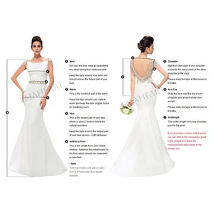 Classic A-line V-Neck Wedding Dress Spaghetti Straps, Open Back, Beading, Draped Luxury image 8