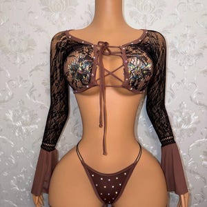 Diamond Bra and Panty Set