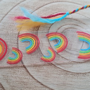 rainbow bookmarks