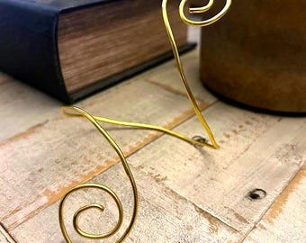 Handmade Golden Spiral Serpant Cuff