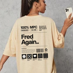 Fred again t shirt - Etsy 日本