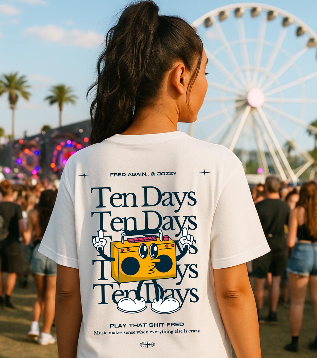 Fred Again T-shirt, Fred Again Fan Merch, Fred Again Ten, Fred