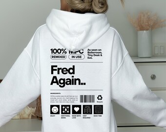 Fred Again Hoodie, Fred Again Merch, Fred Again Fan Gift, Fred