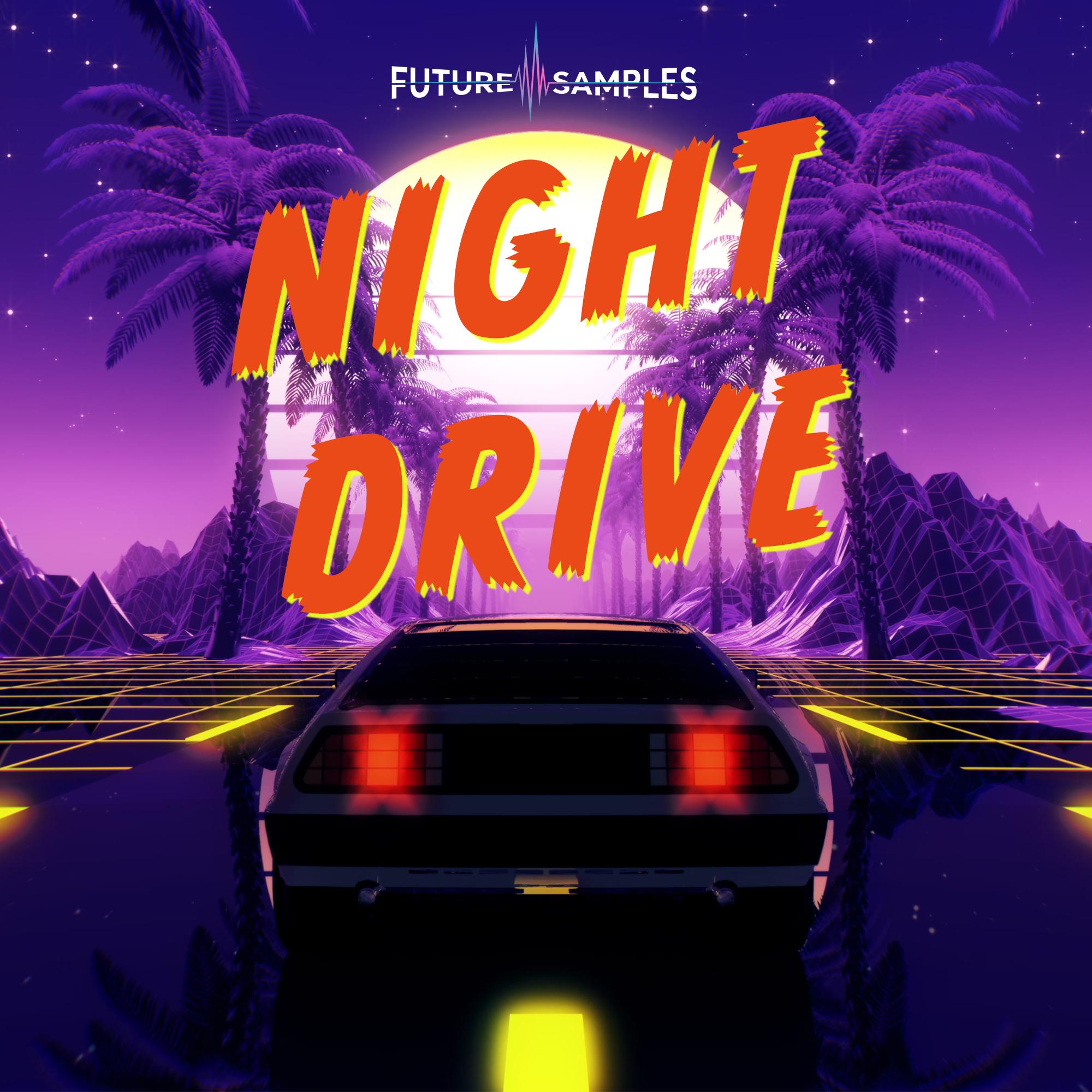 シンセウェーブ サンプル パック: NIGHT DRIVE - 40 メロディー ループ (WAV)
