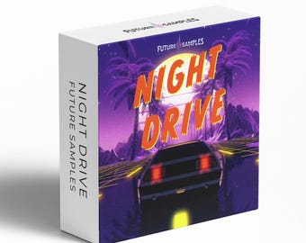 Synthwave-voorbeeldpakket: NIGHT DRIVE - 40 melodielussen (WAV)