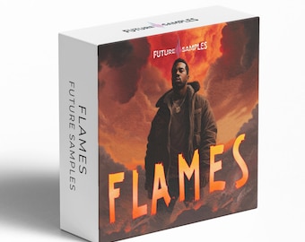FLAMES - Trap (Sample Pack) [Drum Loops, Synth, Bass, Melody Loops, Drum Kit, Beats, Hip Hop, Drill, R&B, 808s, Sound Library, Royalty Free]