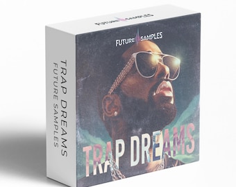 TRAP DREAMS (Sample Pack) [Drum Loops, Synth, Bass, Melody Loops, Drum Kit, Beats, Hip Hop, Drill, R&B, 808s, Sound Library, Royalty Free]