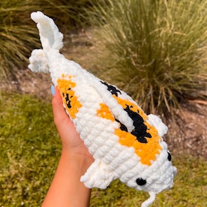 Gehäkeltes Koi-Fisch-Plüschtier Amigurumi