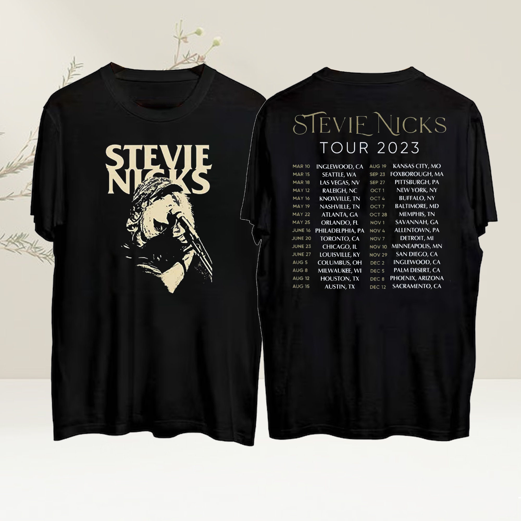 Stevie Nicks Shirt, Stevie Nick Tour 2023 TShirt, Stevie Nicks Tour