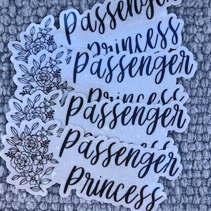 Passenger Princess Sticker