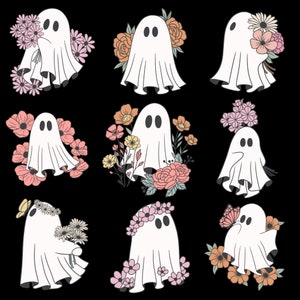 9 Floral Ghosts