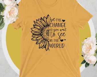 Sé el cambio Camiseta de manga corta