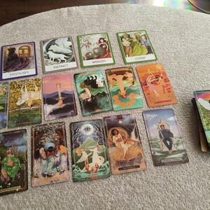Mensagens de leitura de cartas de tarô e oráculo