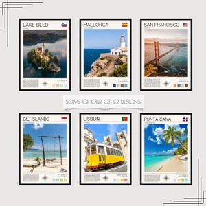 Stampa artistica della costa dell'Algarve, Portogallo, poster di viaggio di Lagos (download digitale) immagine 9