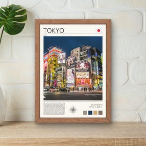 Impressão de Tóquio, Arte de Parede de Tóquio, Impressão de Viagem de Tóquio, Pôster da Rua de Akihabara, Arte de Tóquio no Japão, Pôster de Akihabara à Noite, Impressão de Arte de Tóquio