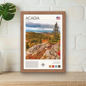 Acadia Print, Acadia National Park Print, Acadia Maine Wall Art, Cadillac Mountain Acadia Artwork, Maine USA Photography, New England Poster