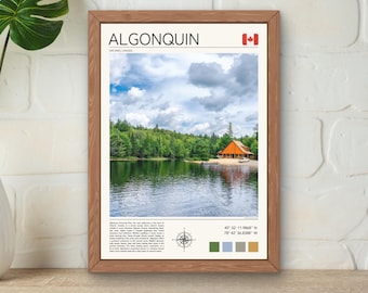 Algonquin Park Print, Canadian Landscape Wall Art (Digital Download)