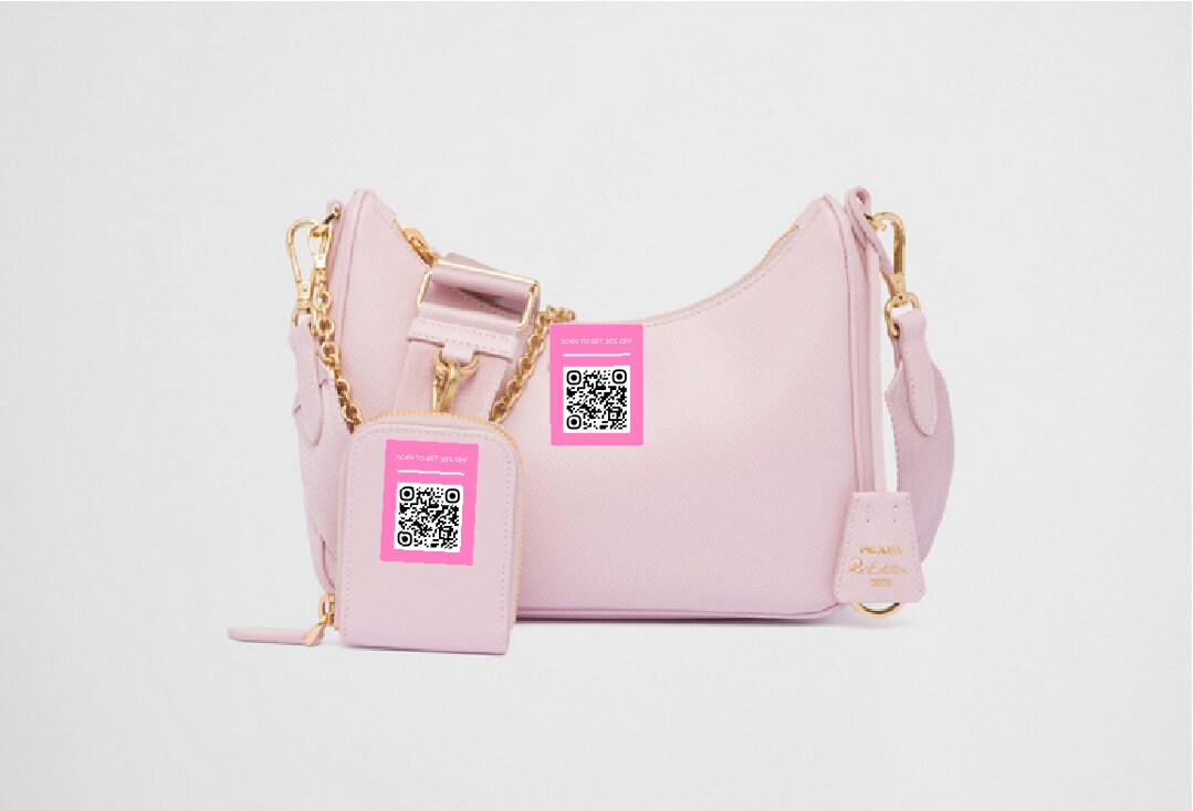 Alabaster Pink Small Prada Galleria Saffiano Leather Bag
