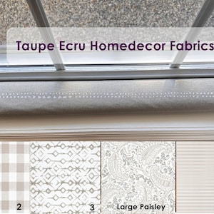 Large Scale Extra-long Farmhouse Door Draft Stopper Long Draft Dodger Draft Buster Window Draft Stopper Buffalo Plaid Check Gray Ecru Taupe